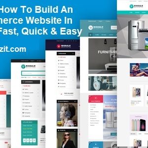 learn how to build an ecommerce website in 1 day fast quick and easy