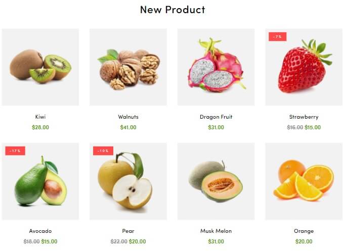 ecommece website store fruits store testing services