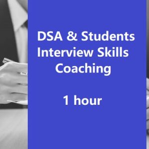 DSA and Students Interview Skills Coaching 1 hour anchor training singapore